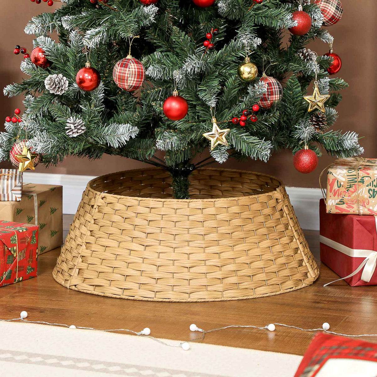 Julgranskjol, 68 cm plastunderskydd
