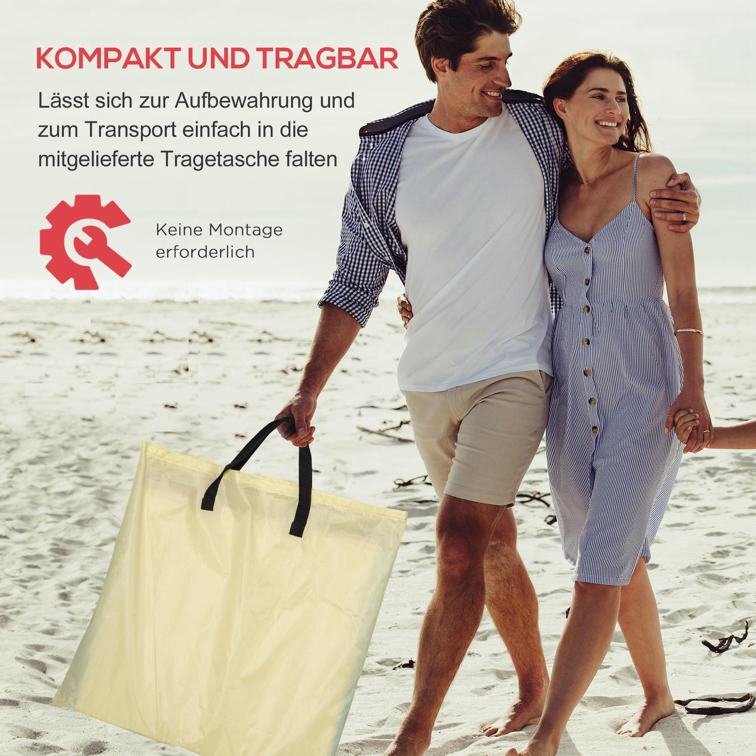 Justerbara hopfällbara strandstolar, set om 2 med kuddar