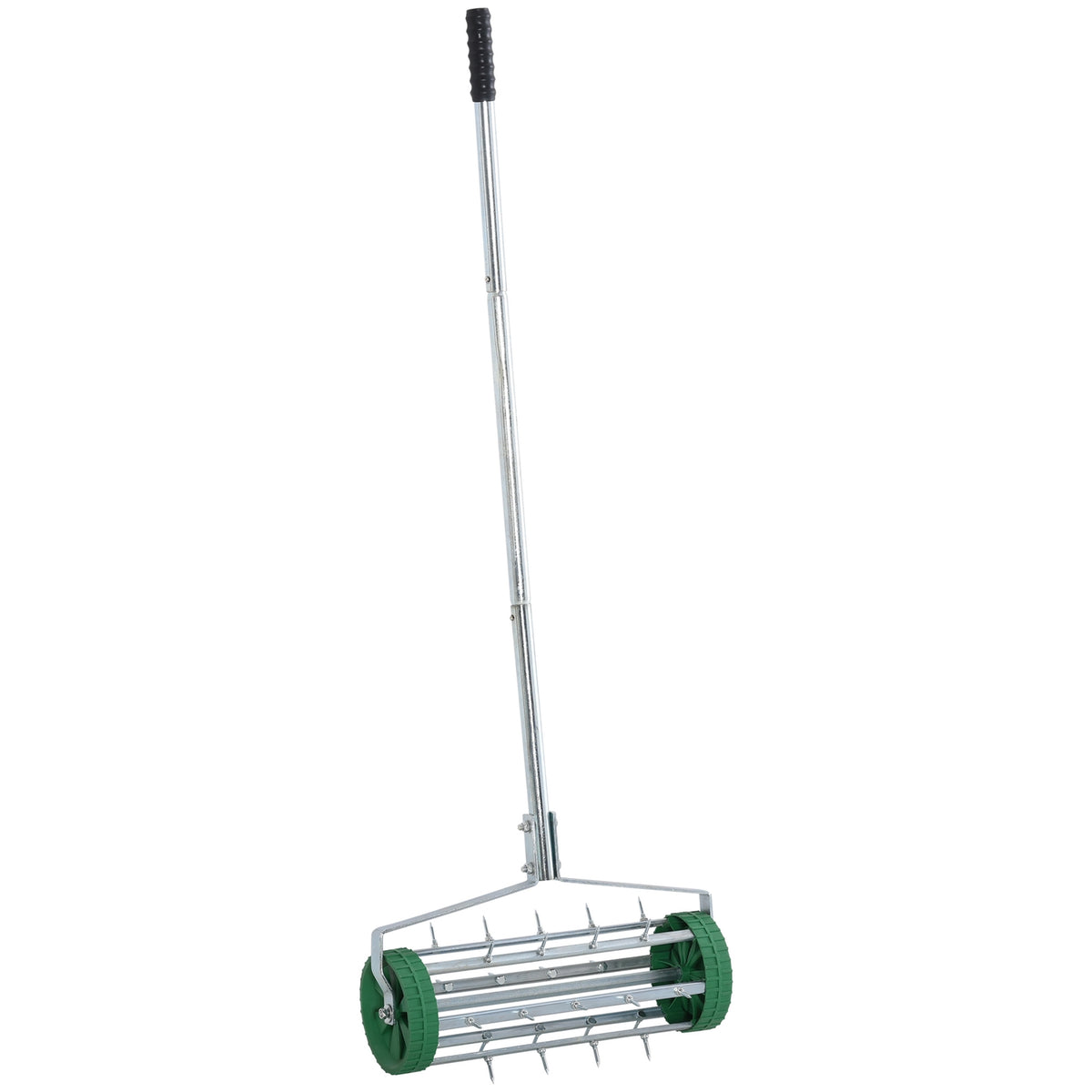 Rouleau aérateur de pelouse réglable à pointes – coupeur manuel
