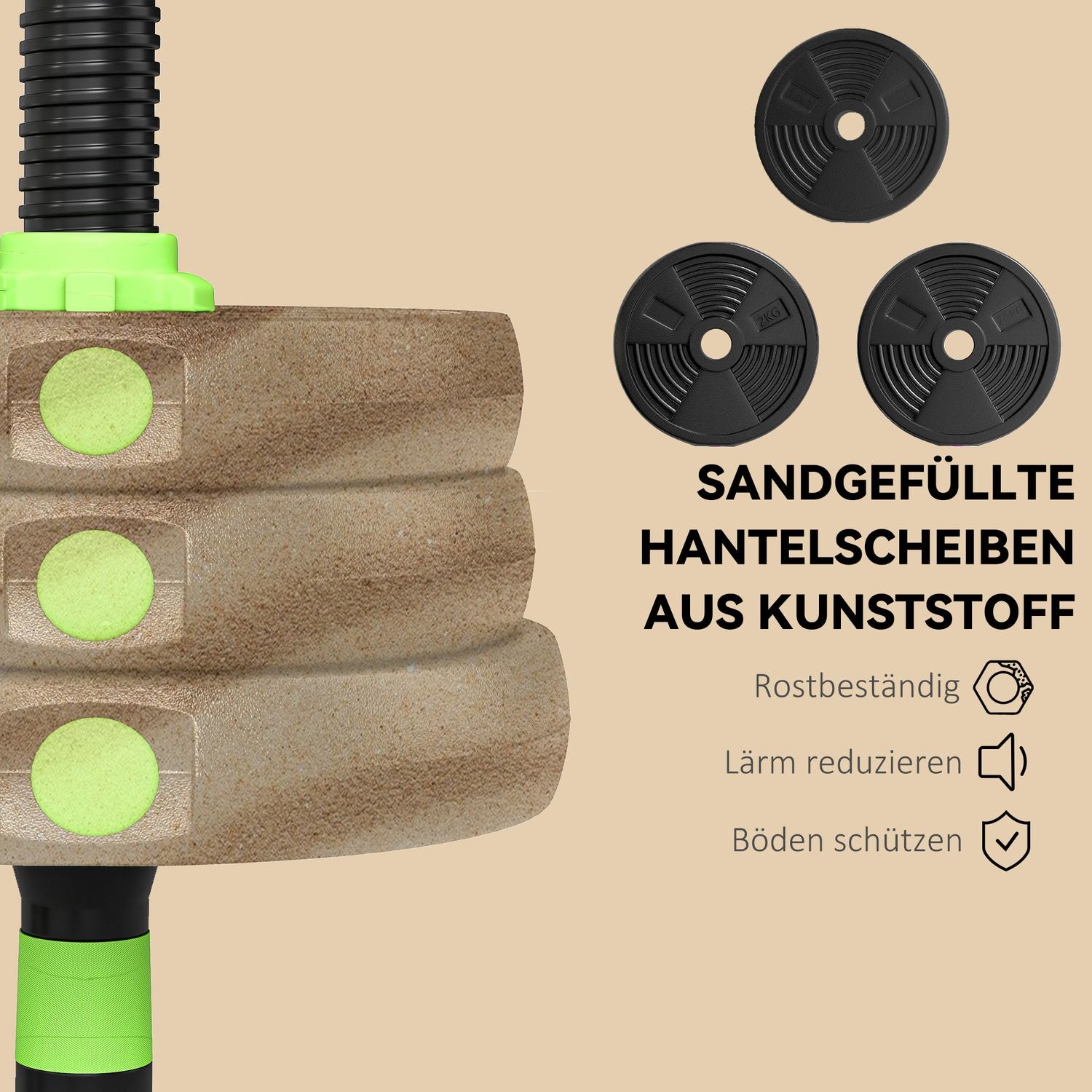 Justerbart hantelset 25 kg – Styrketräning för hemmabruk