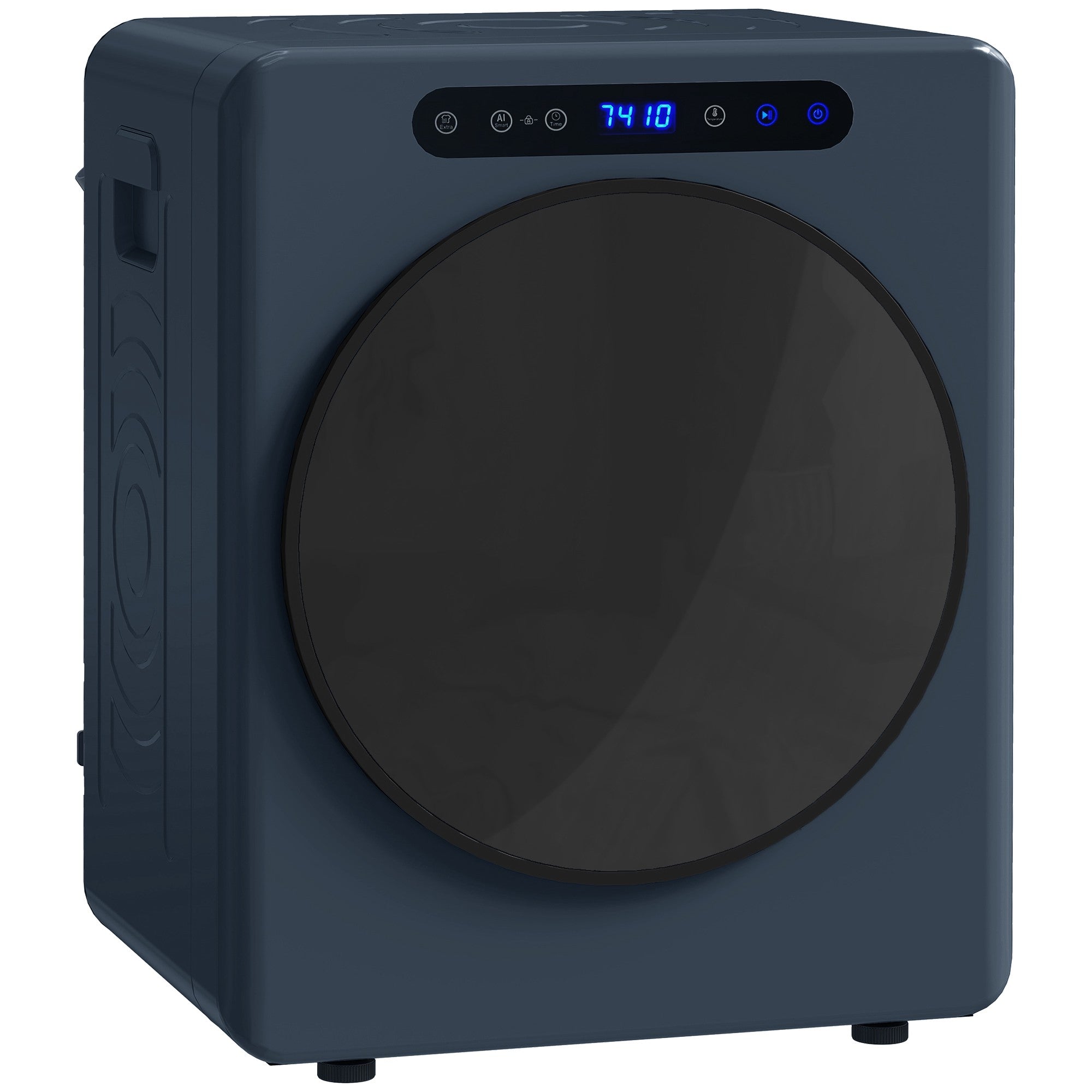Kompakt 5 kg frontmatad torktumlare med rostfri trumma, 1000 W