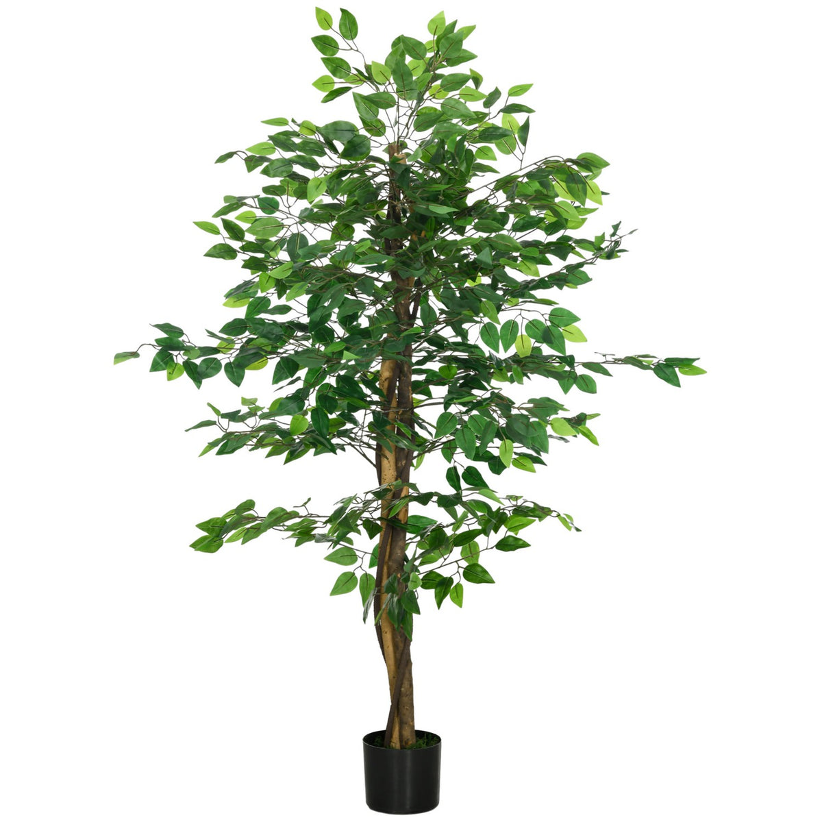 Ficus artificiel 150 cm avec pot – plante en pot réaliste