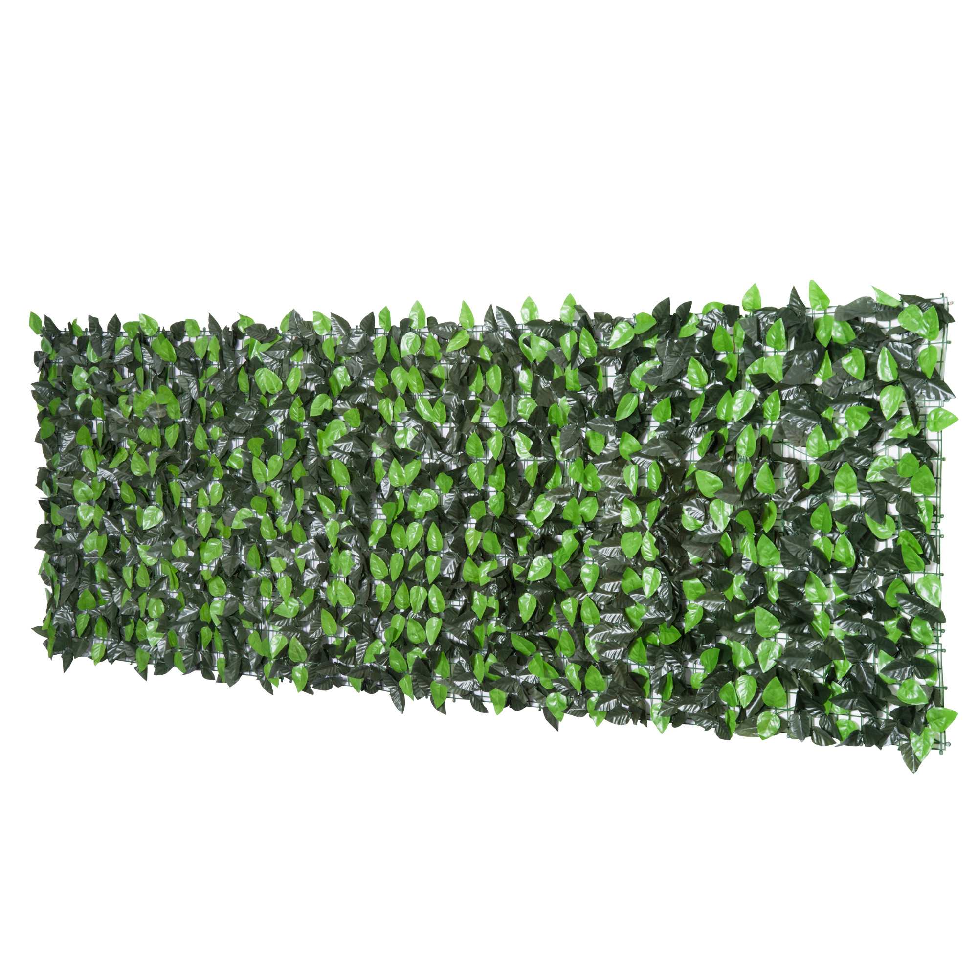 Konstgräs för avskärmning, 300x100 cm, mörkgrön