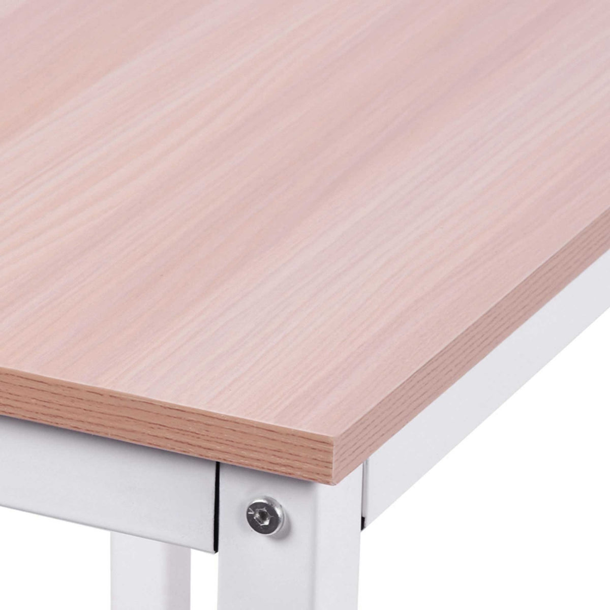 L-förmiger Eckschreibtisch, MDF-Holz, 150x150x76 cm