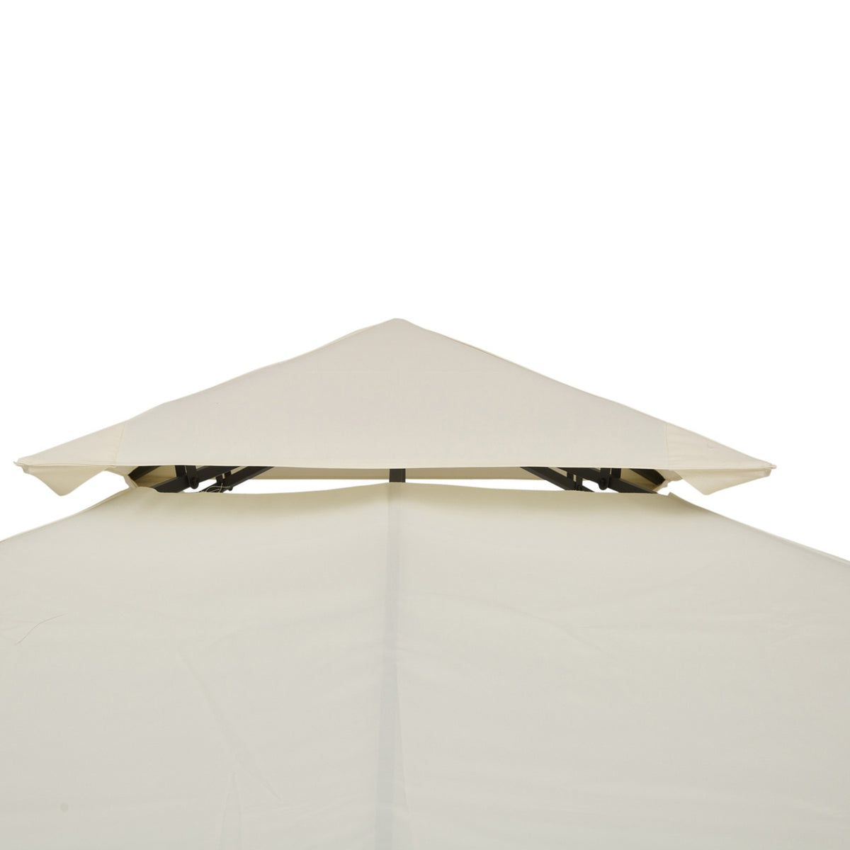 Toit de rechange pour tonnelle métal, 3x3M, polyester crème