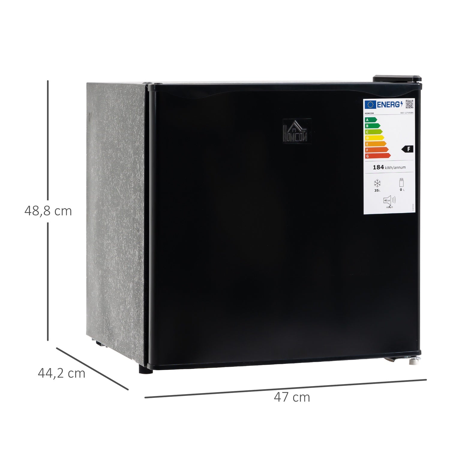 Minifrys 35L, elektrisk, -14 Till -24℃, 5-stegskontroll