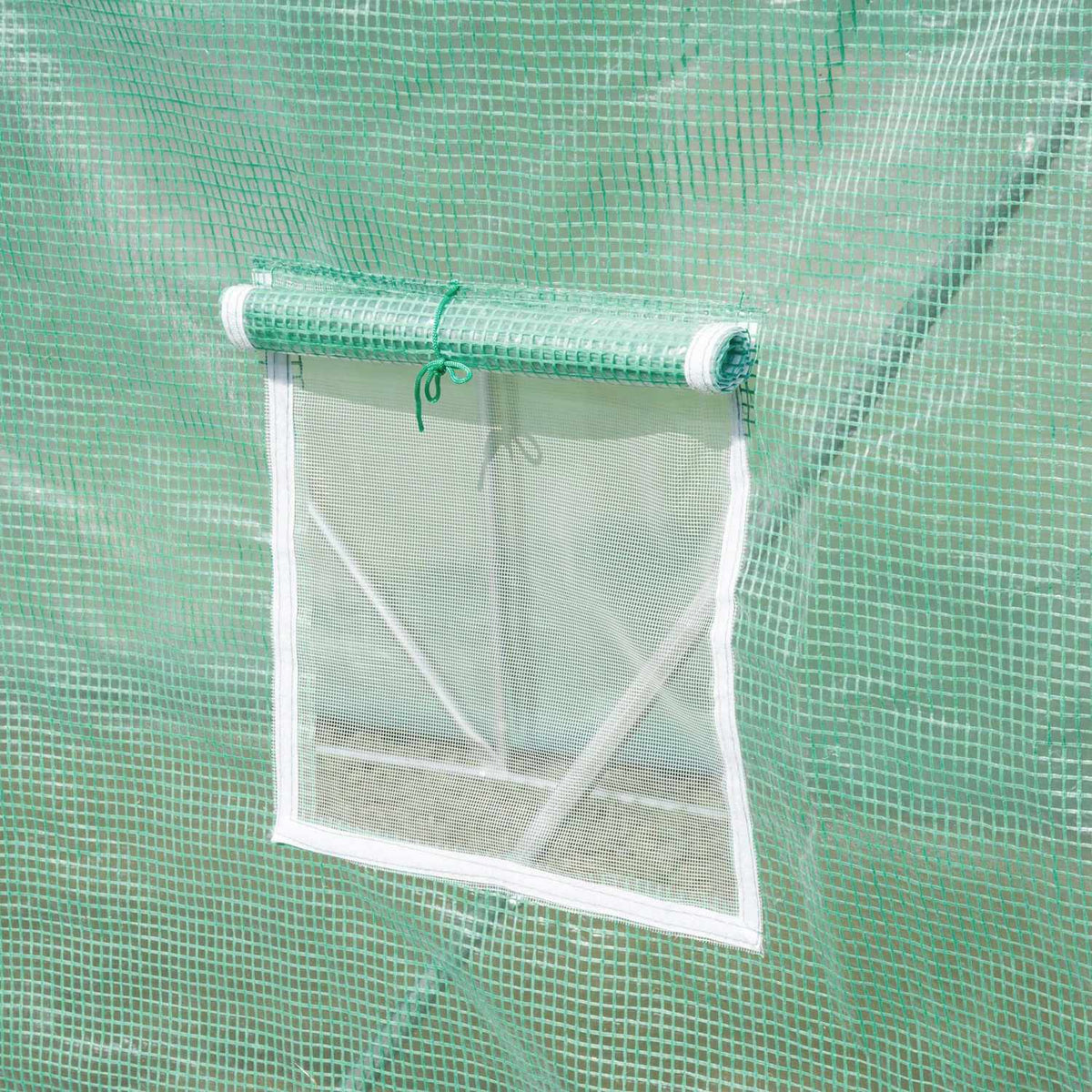 Modulares 6x3x2m Gewächshaus, UV-beständig, mit Aufrollseiten