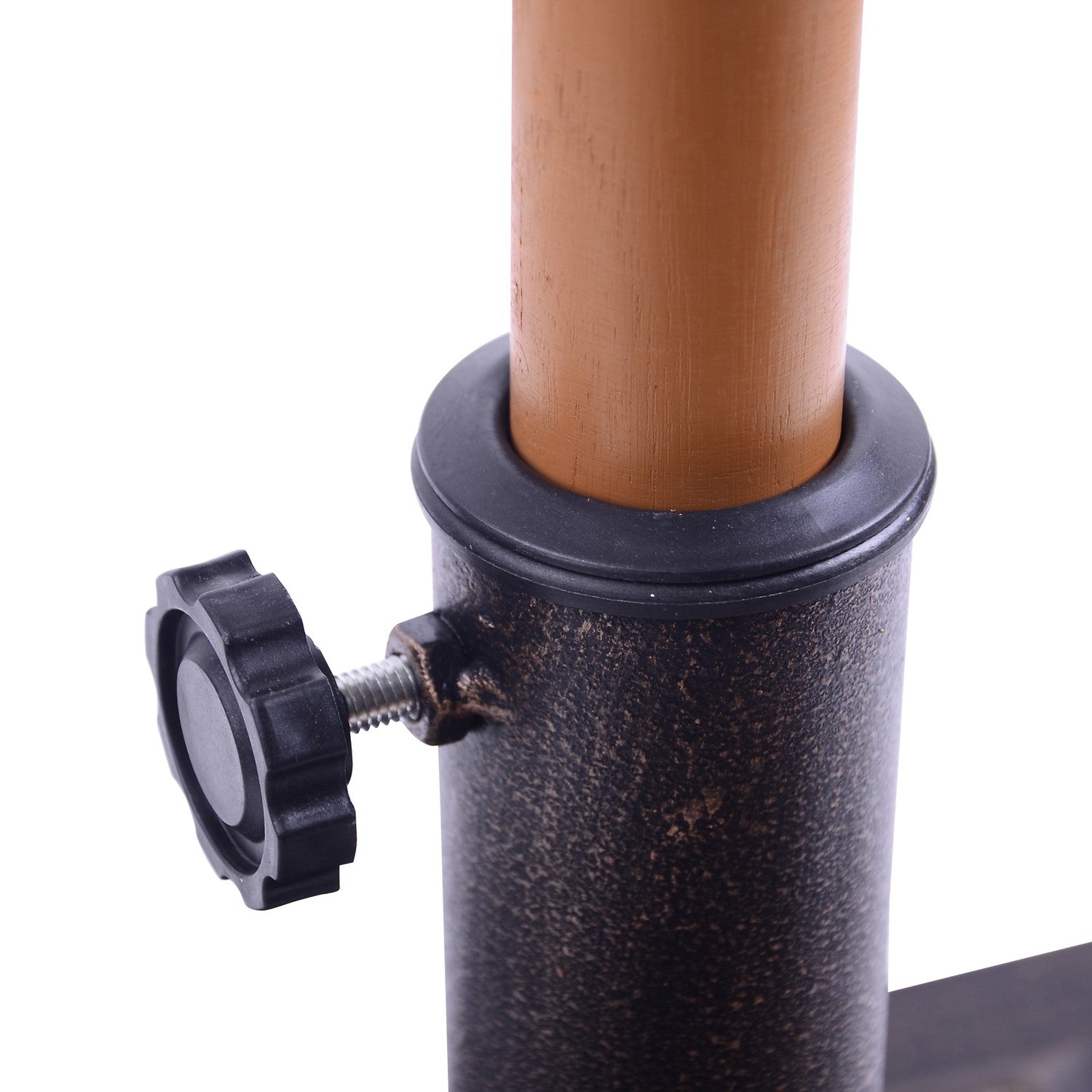 Parasollbas i brons – 9 kg, polyesterharts, 38/48 mm