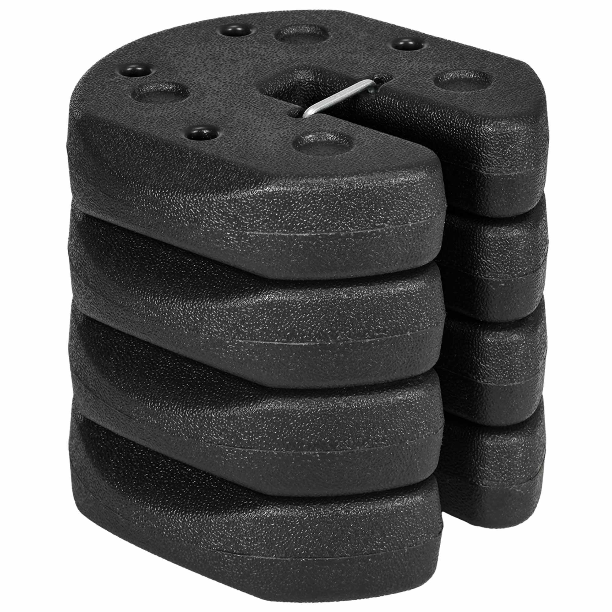 Paviljongviktset, 4x 3 kg cementfyllda ankare
