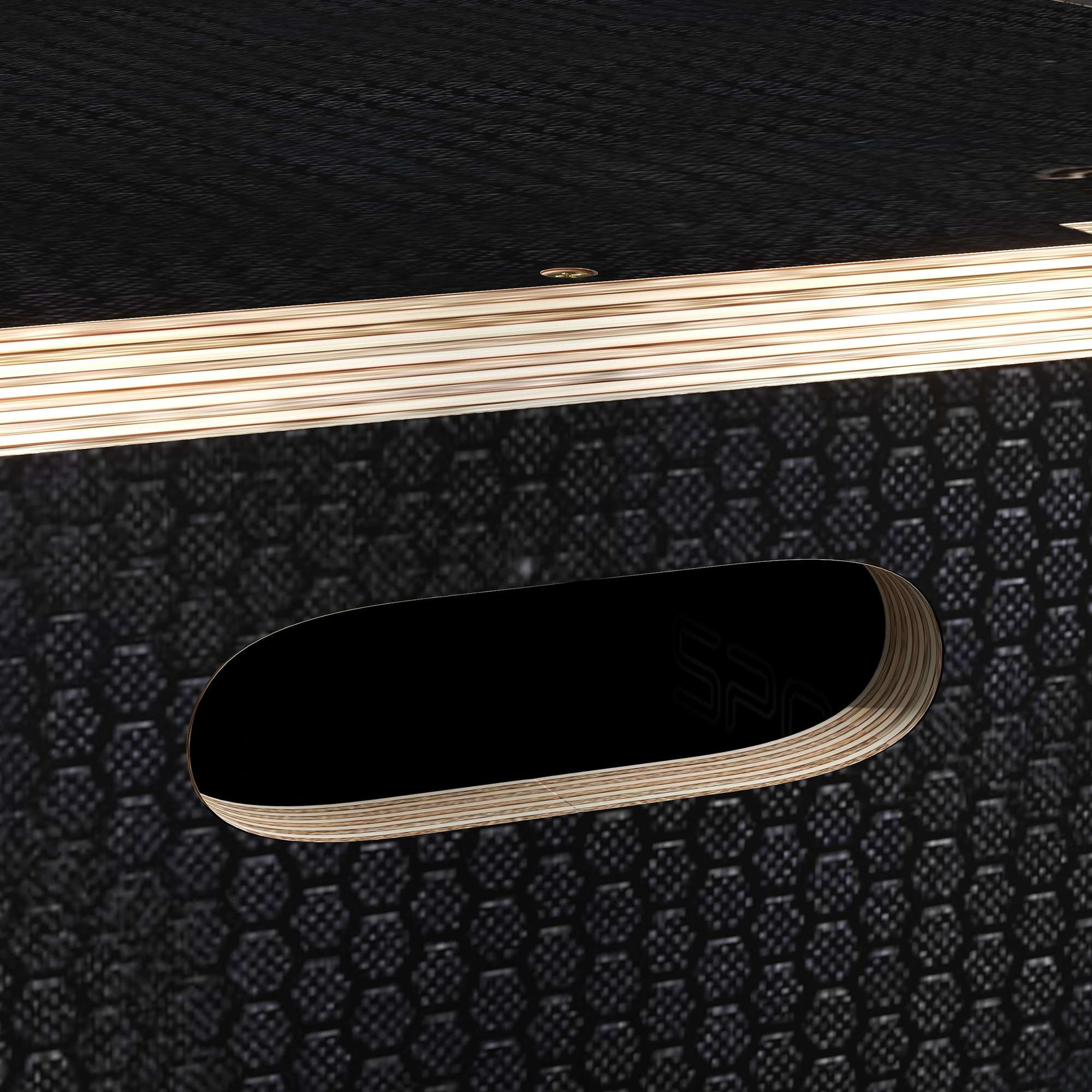 Plyobox, 3 höjder, 61x51x41 cm, svart, 120 kg kapacitet