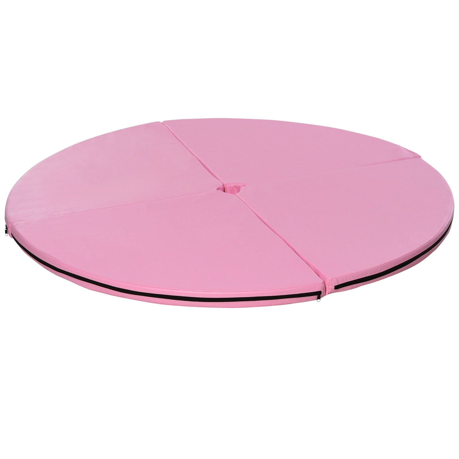 Pole Dance Matta, 5 cm tjock, 150 cm diameter, rosa