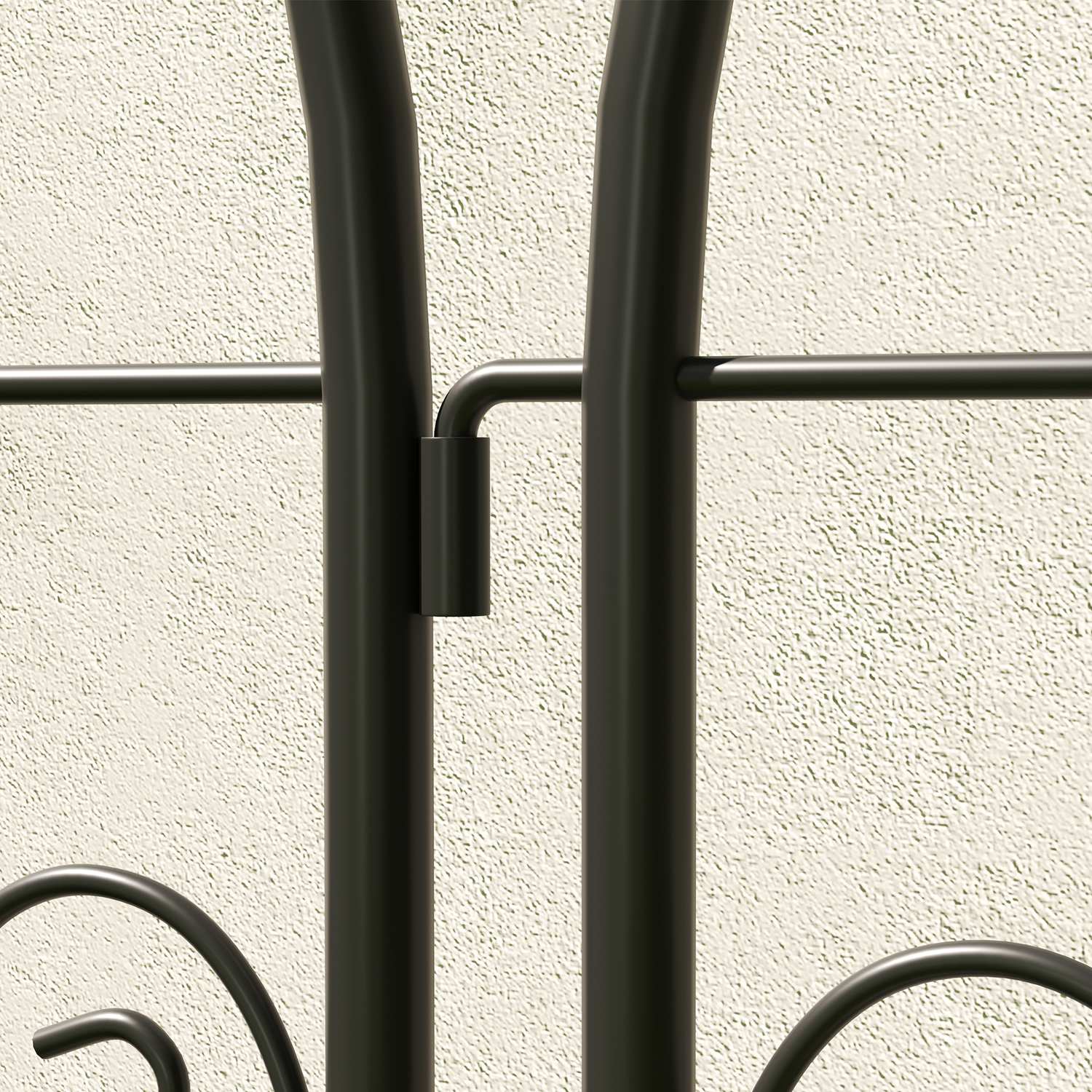 Rostskyddad metall fågeldesign spaljéset, 50x120 cm, 2-pack