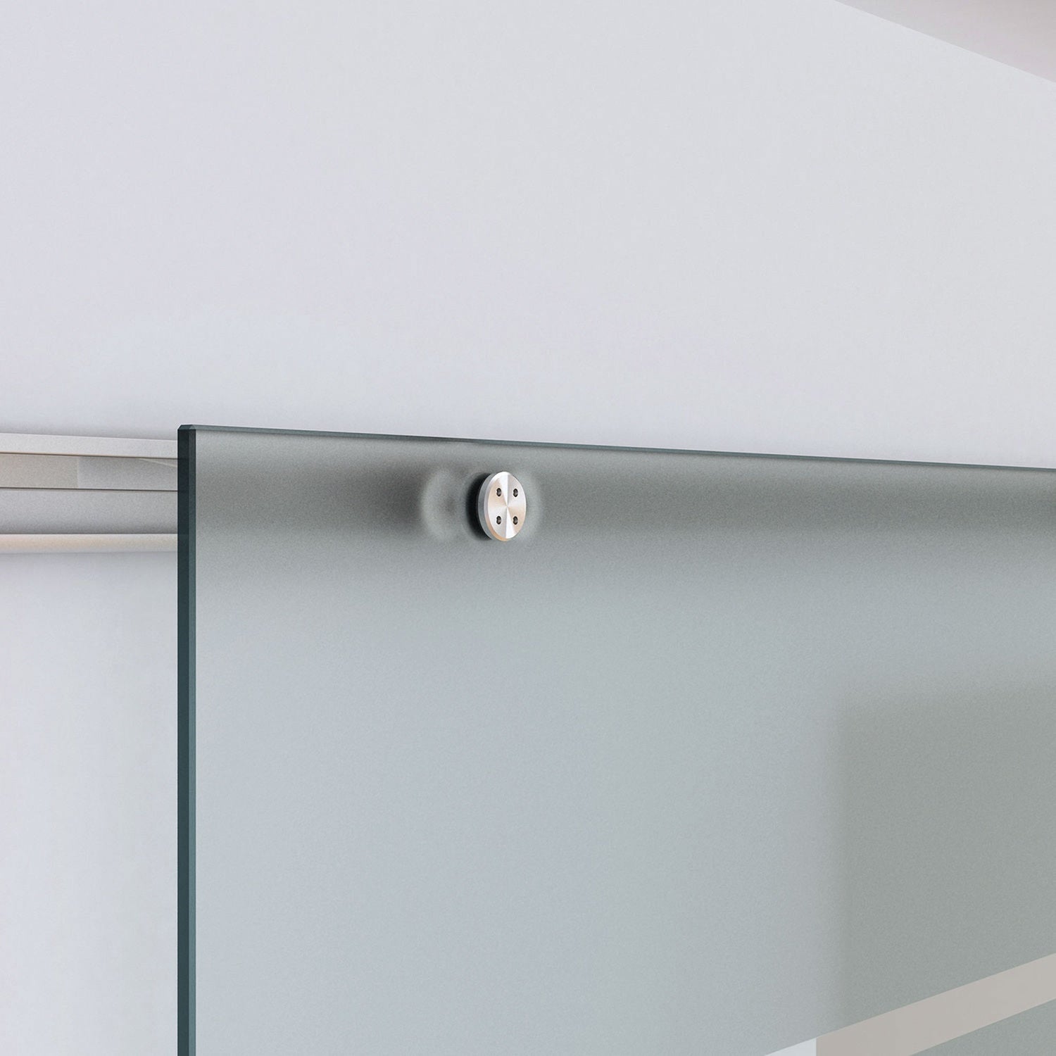 Skjutdörr i glas, satinfinish, 775-1025 x 2050 mm
