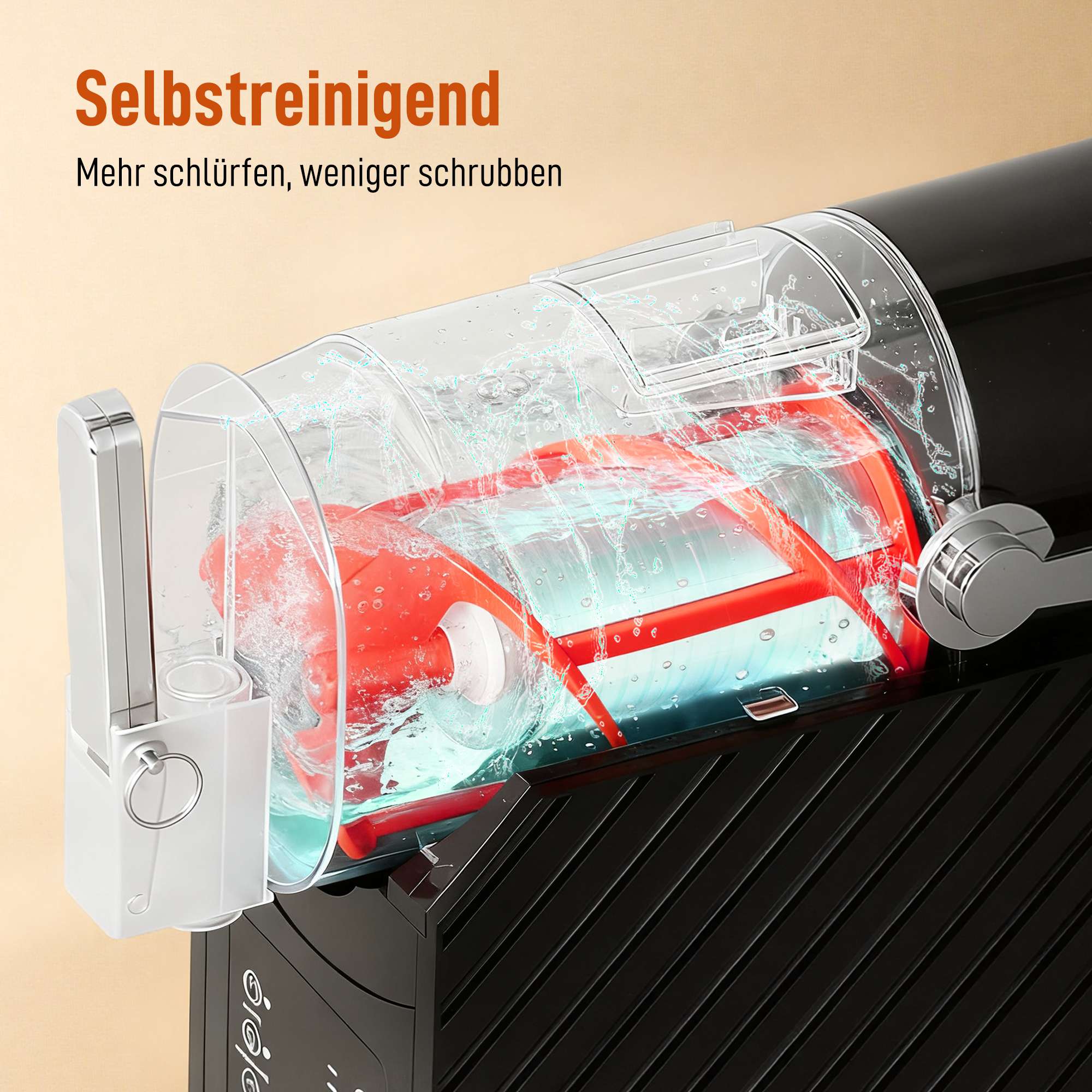 Slushmaskin, Snabbkylning, 2,4L kapacitet, Svart