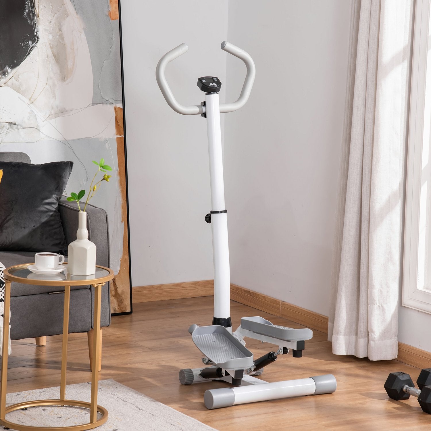 Stepper för glutes och lår, justerbart motstånd