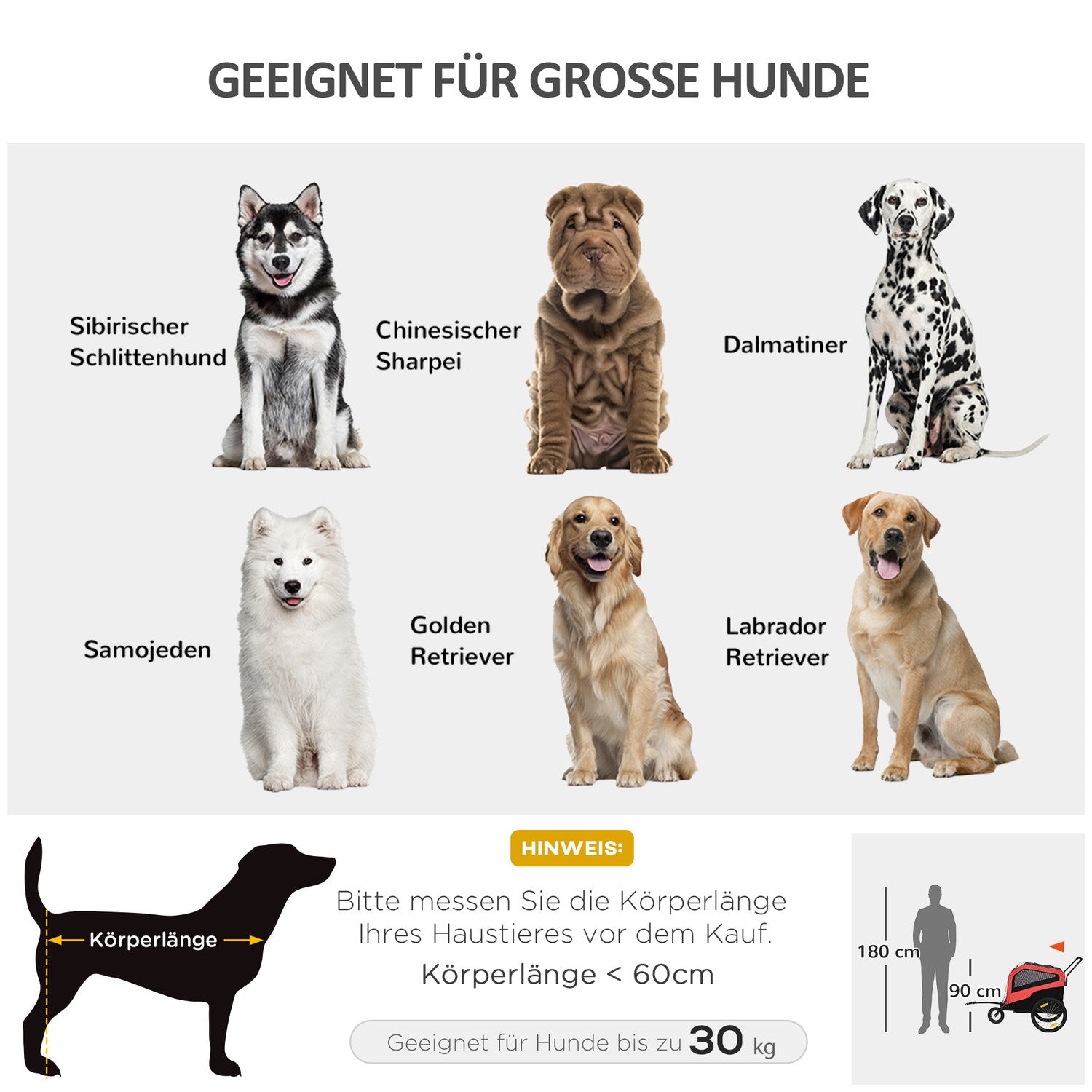 Stor röd 30 kg hundsäng, Oxfordduk