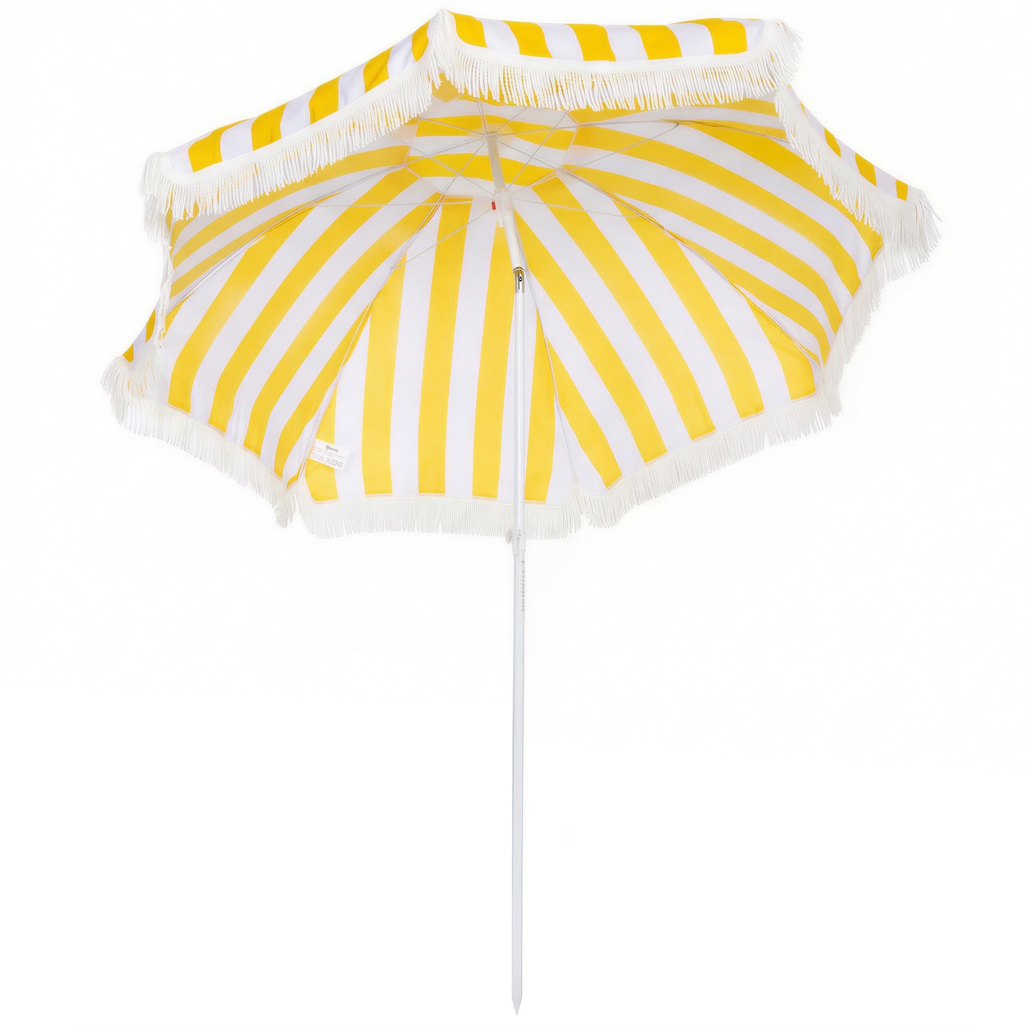 Strandparasoll 180 cm med lutning, sandankare, bärväska