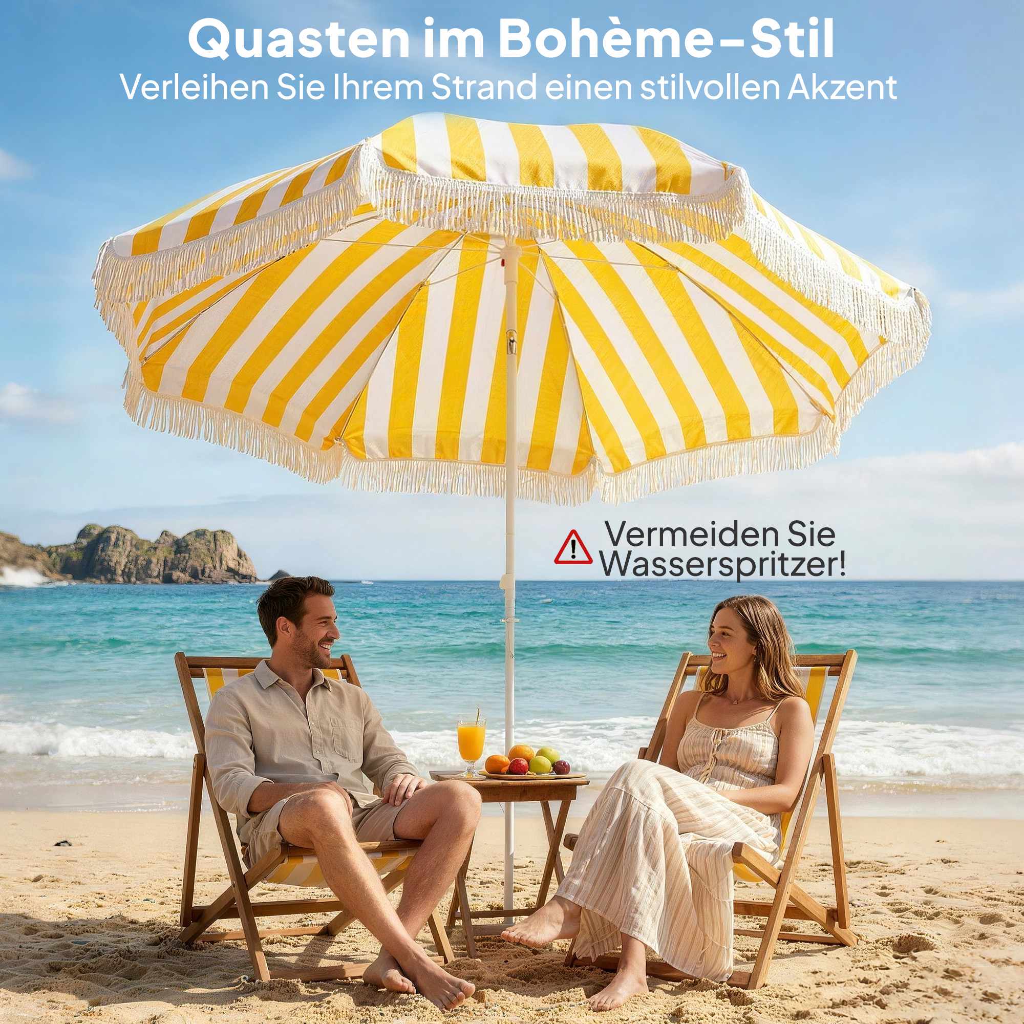 Strandparasoll 180 cm med lutning, sandankare, bärväska