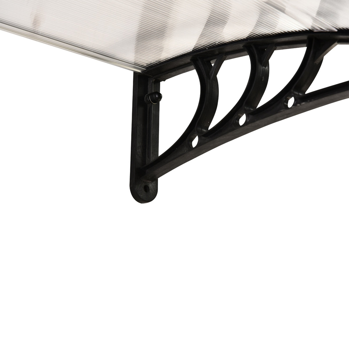 Transparent polykarbonat ytterdörrstak – 75x100cm