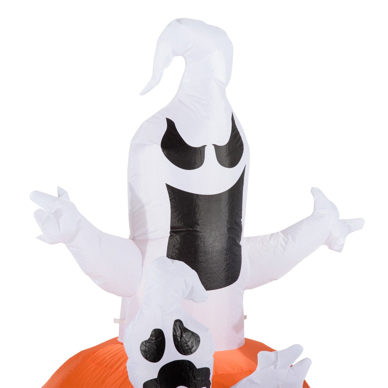 Uppblåsbar Halloween Ghost Dekoration med LED, 120x180 cm