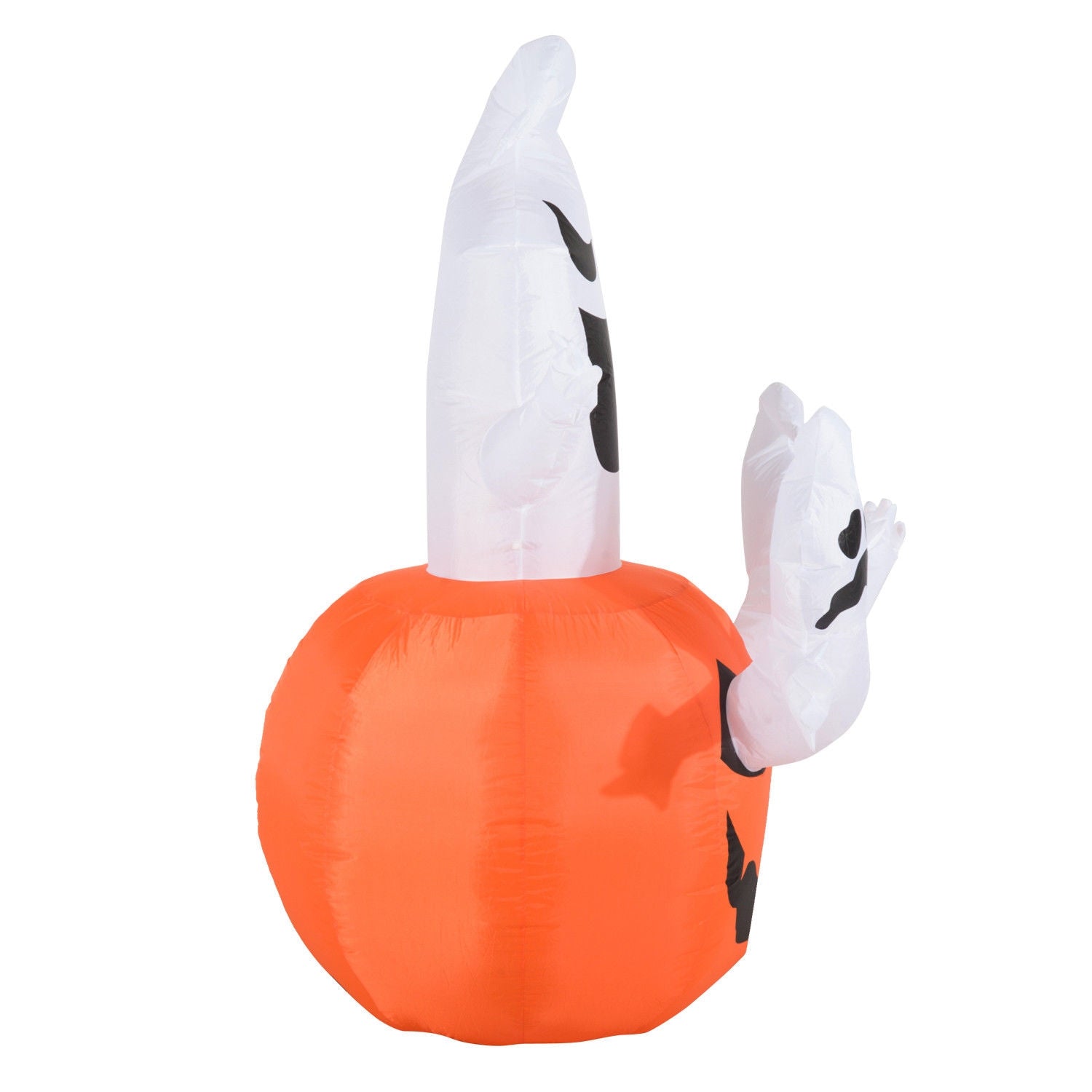 Uppblåsbar Halloween Ghost Dekoration med LED, 120x180 cm