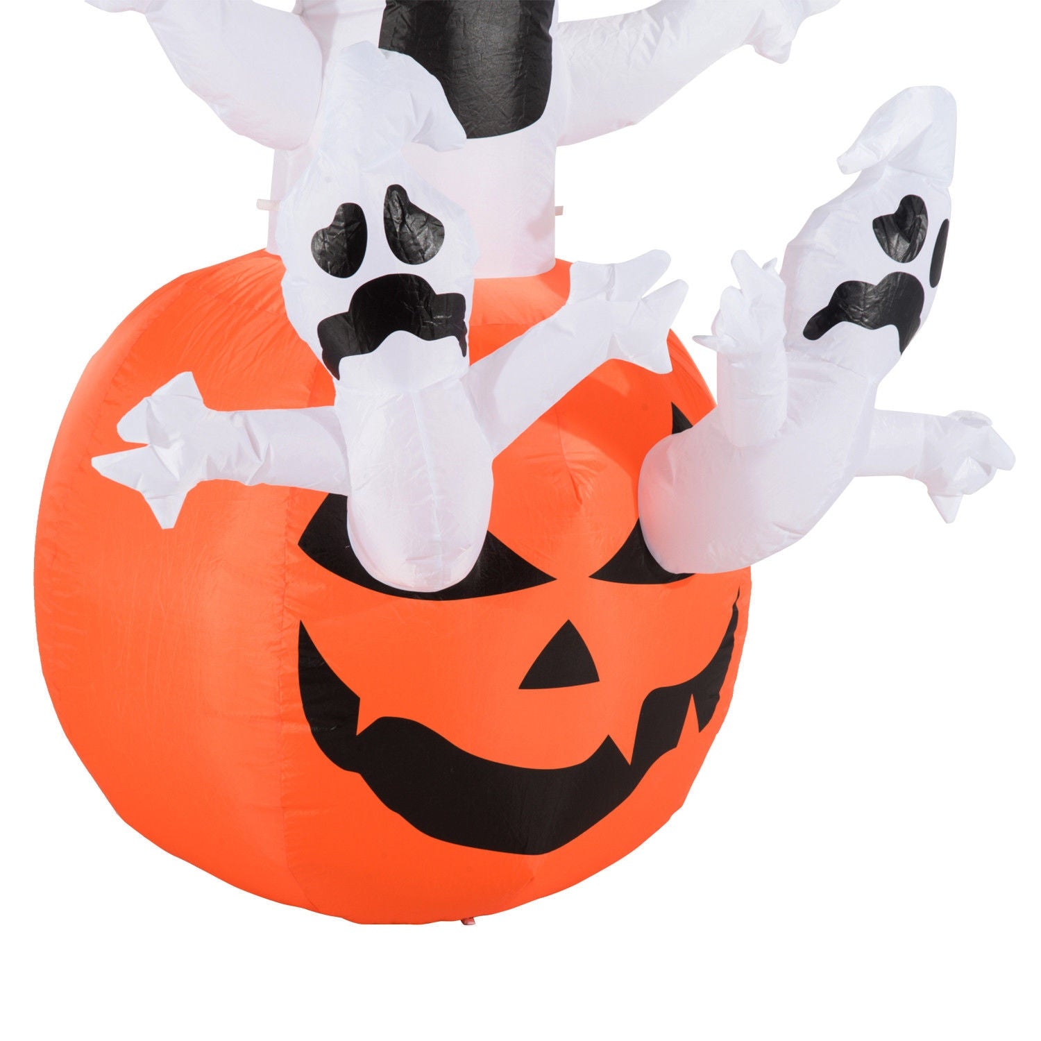 Uppblåsbar Halloween Ghost Dekoration med LED, 120x180 cm