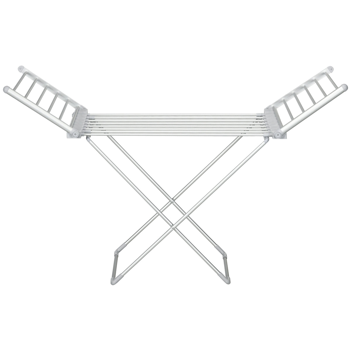 Séchoir à linge chauffant pliant – température réglable, aluminium