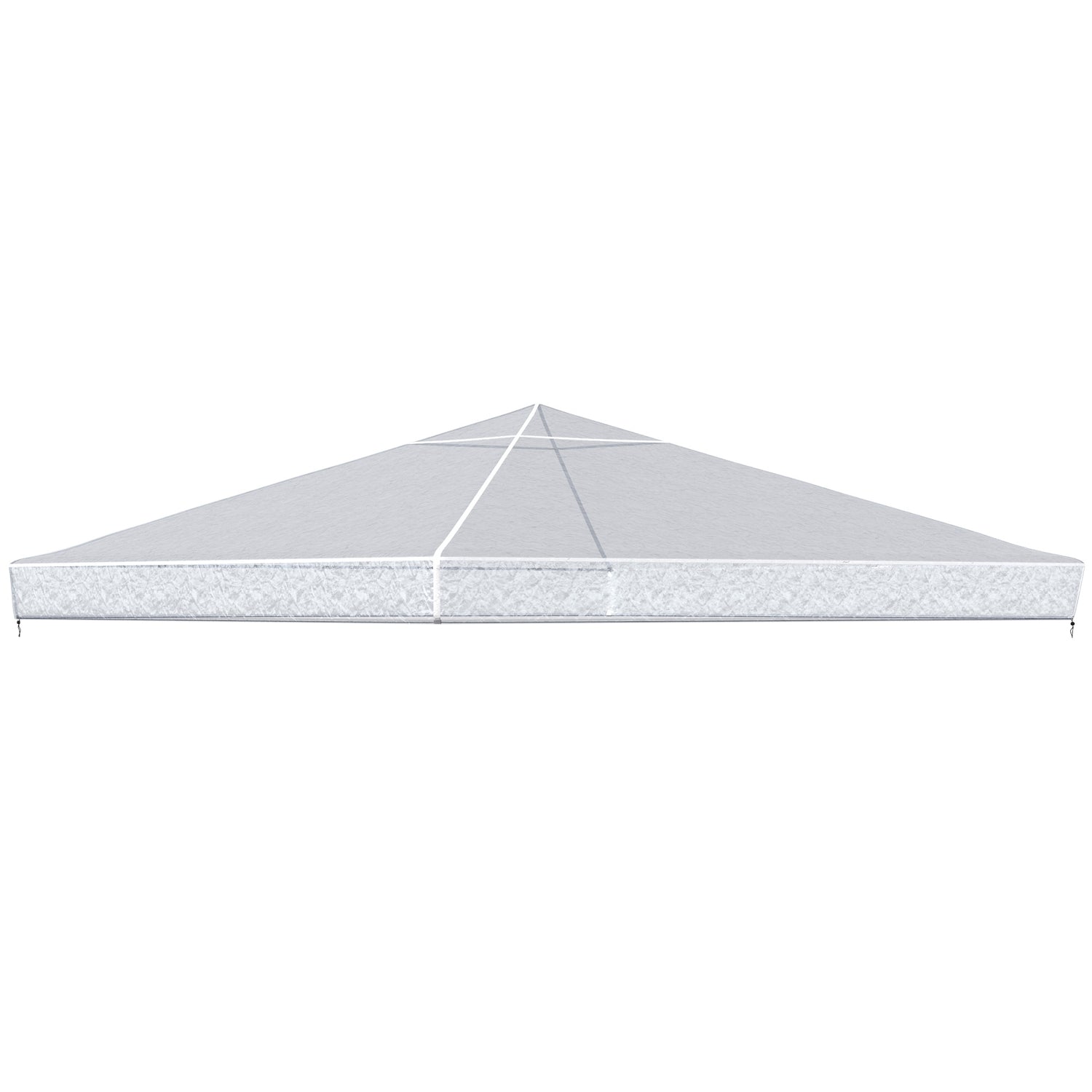 Vattentät 3x3m paviljongtakskydd – vintertät, genomskinlig