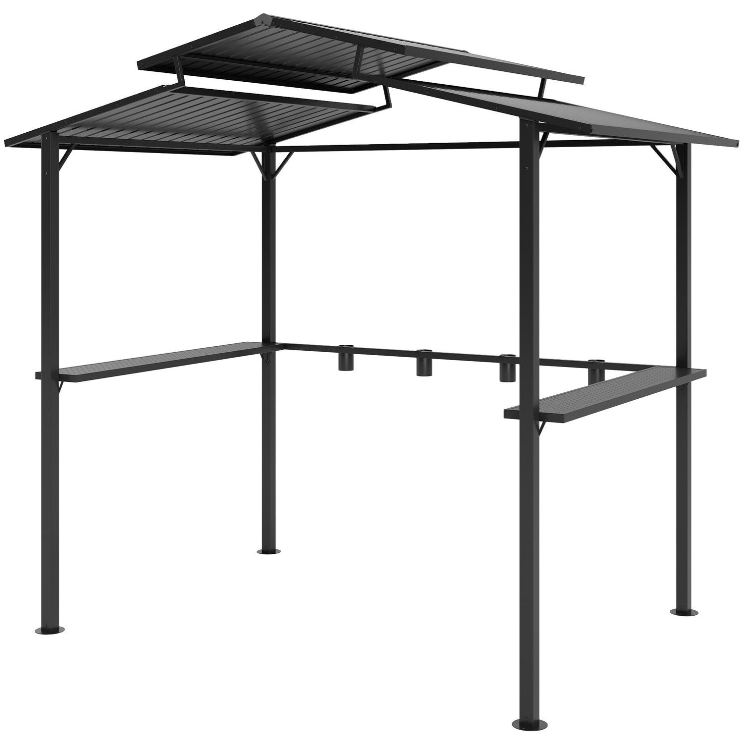 Vattentät grillpaviljong med UV-skydd – 250x160x250cm