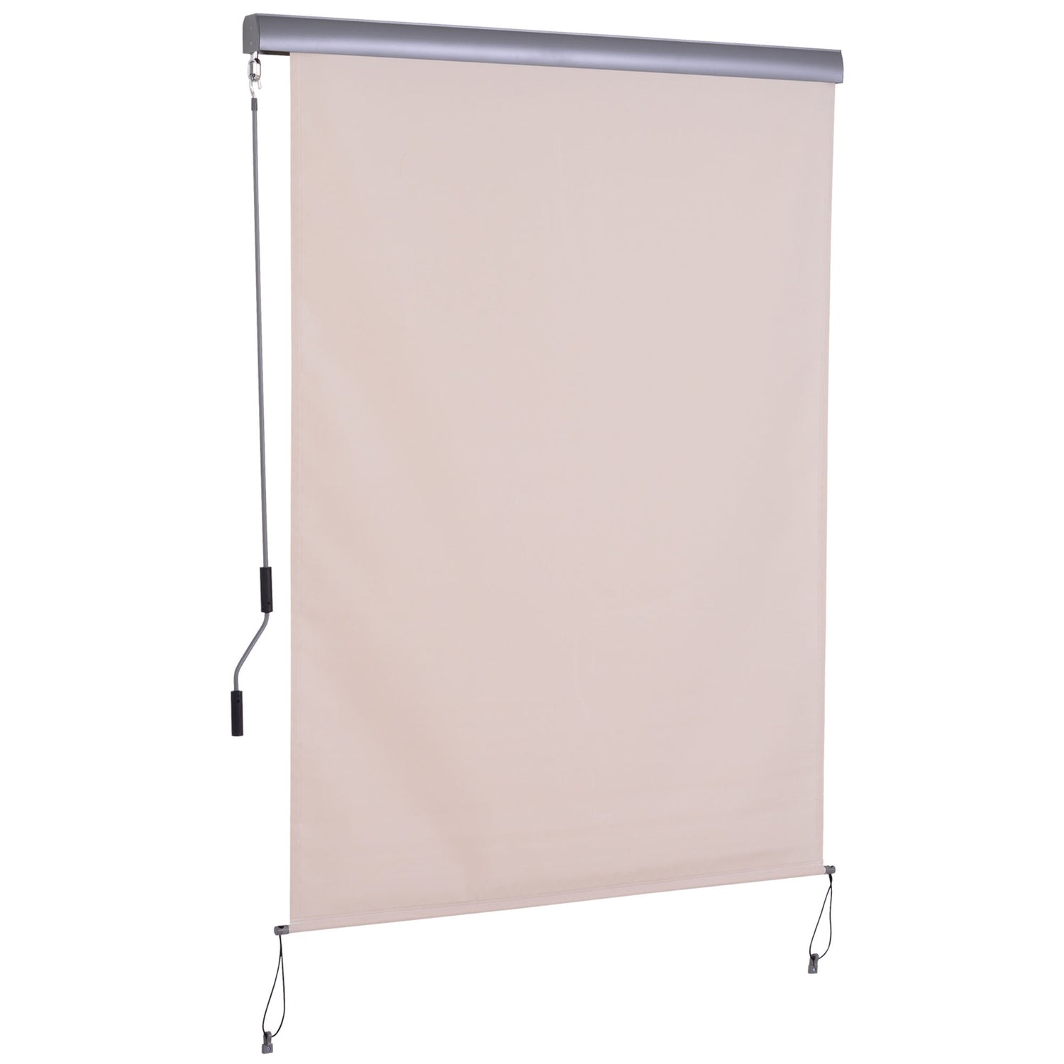 Vertikal Markis, Vind & Sekretessskärm, 140x250cm Cream