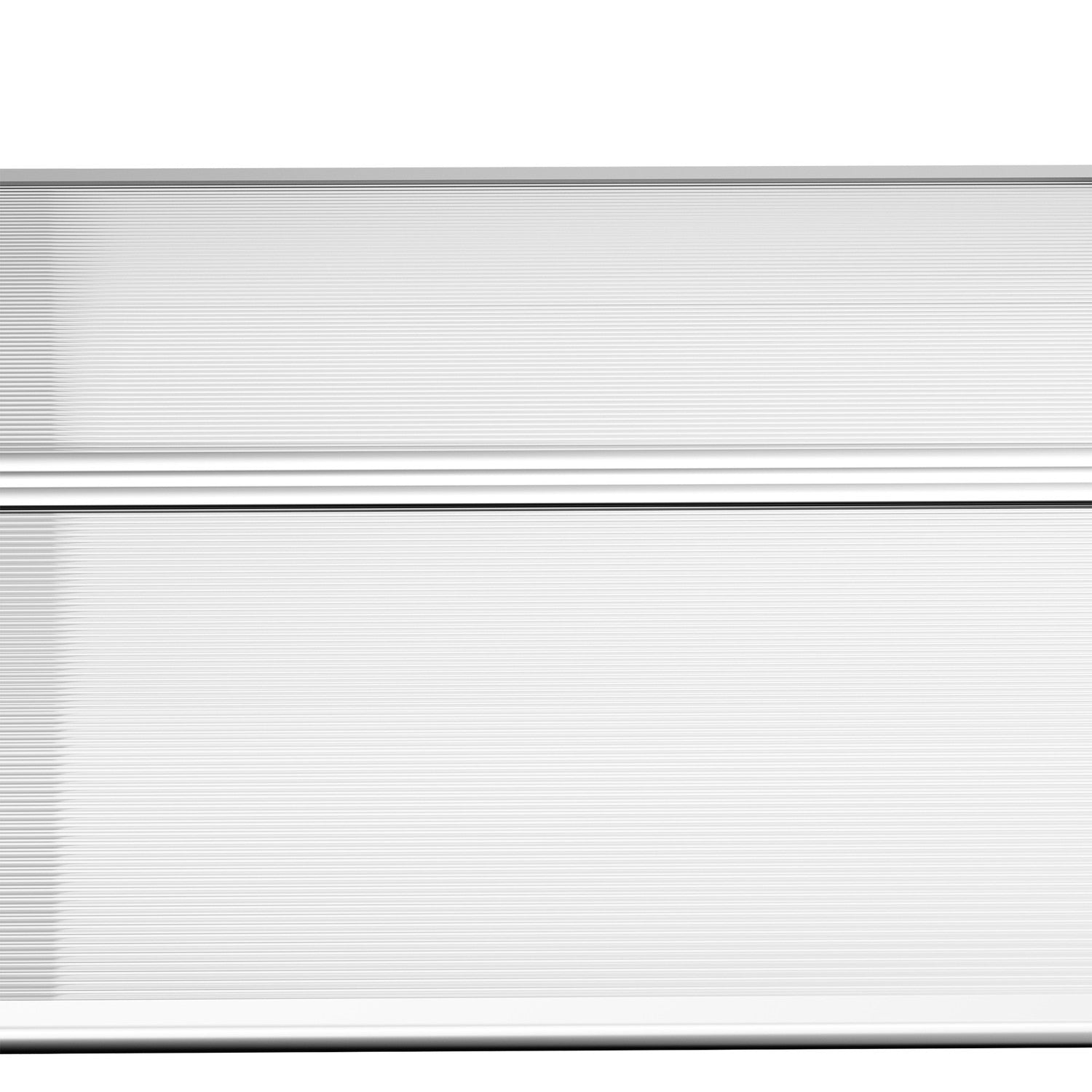 Vågformad ytterdörr av polykarbonat, UV-skyddad, 90x150cm