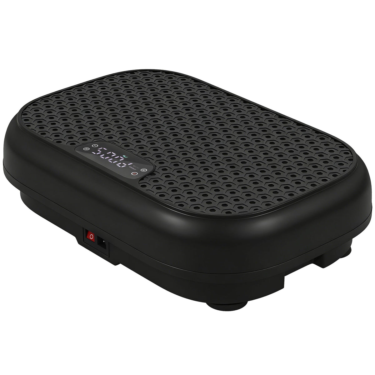 Vibrationsplatta med 120 nivåer, fjärrkontroll, LED-display, svart