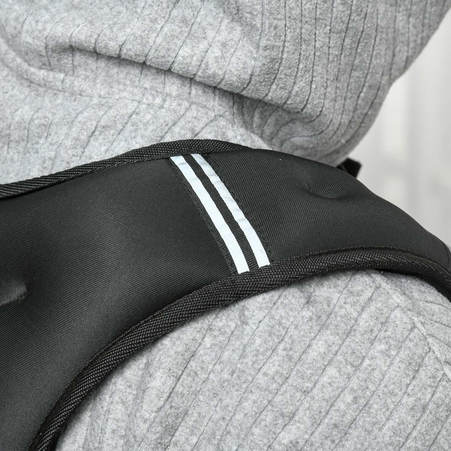 Viktad väst 10 kg justerbar styrketräning, svart