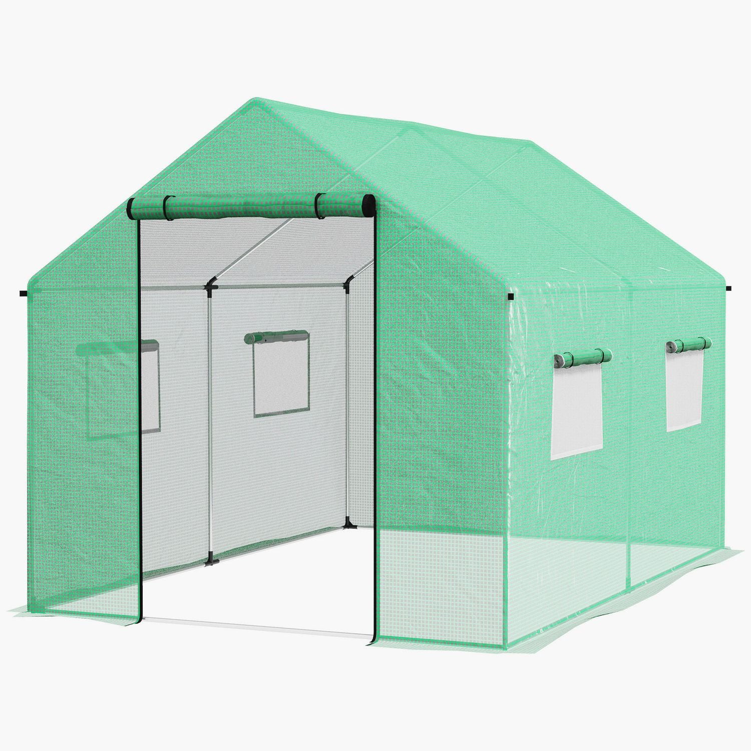 Vindtätt Folieväxthus 2x3x2m med UV-skydd