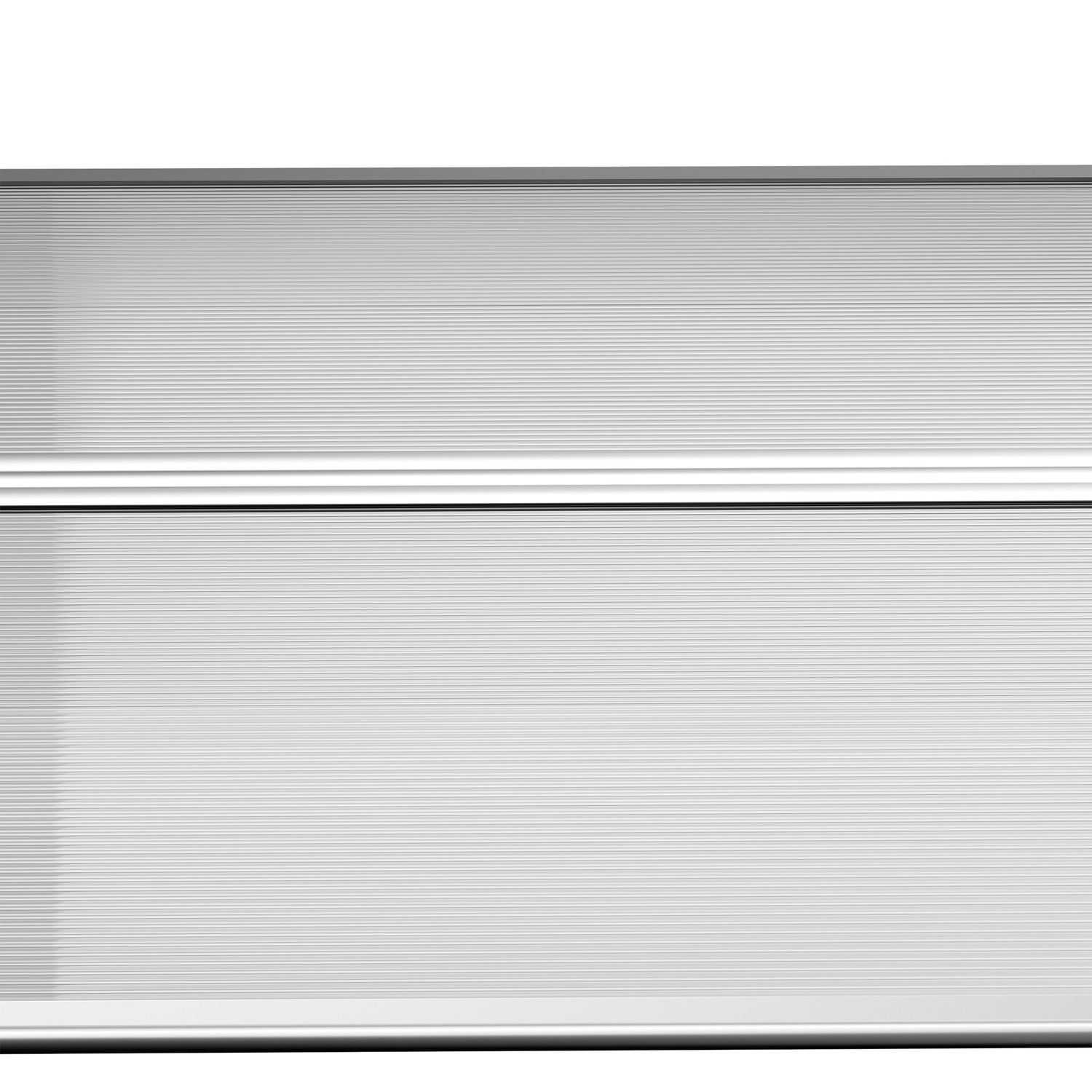 Välvd ytterdörrstak, UV-skyddad polykarbonat, 90x295 cm