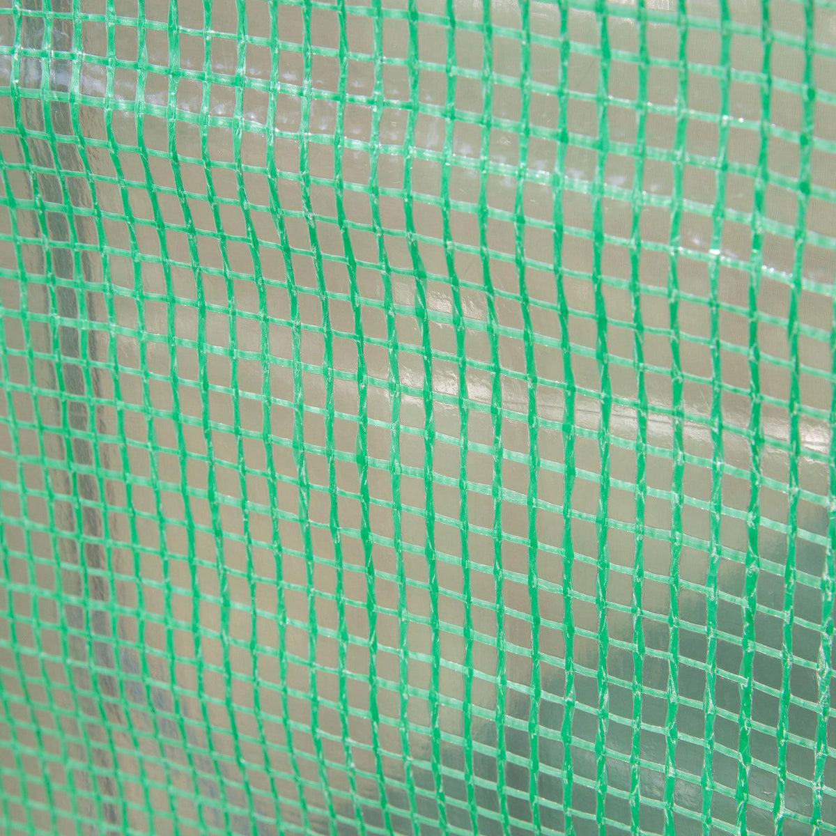 Gewächshaus 300x100x200 cm, PE-Kunststoff, Stahlgestell, 4 Fenster