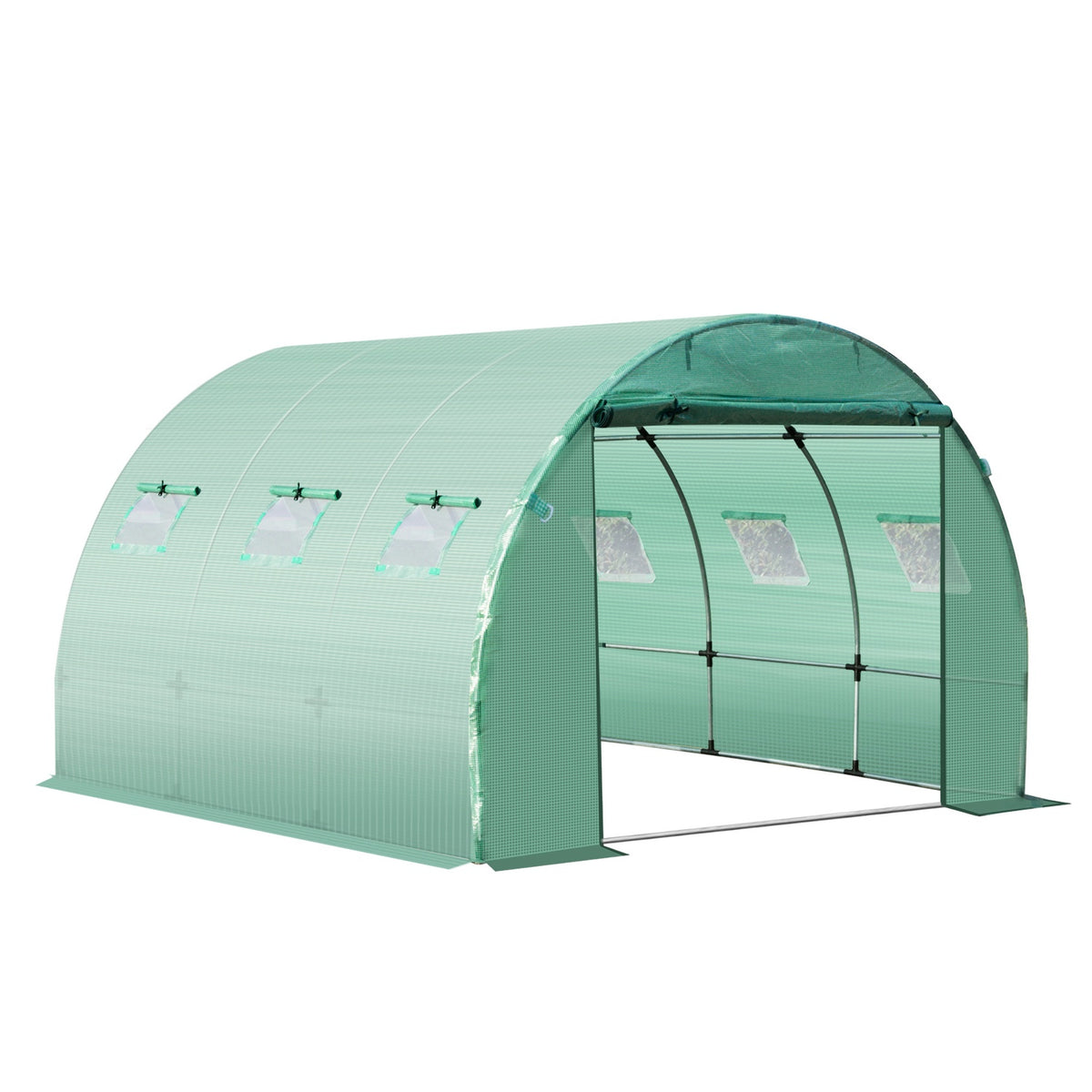 Telo per serra - PE impermeabile anti-UV con porta avvolgibile