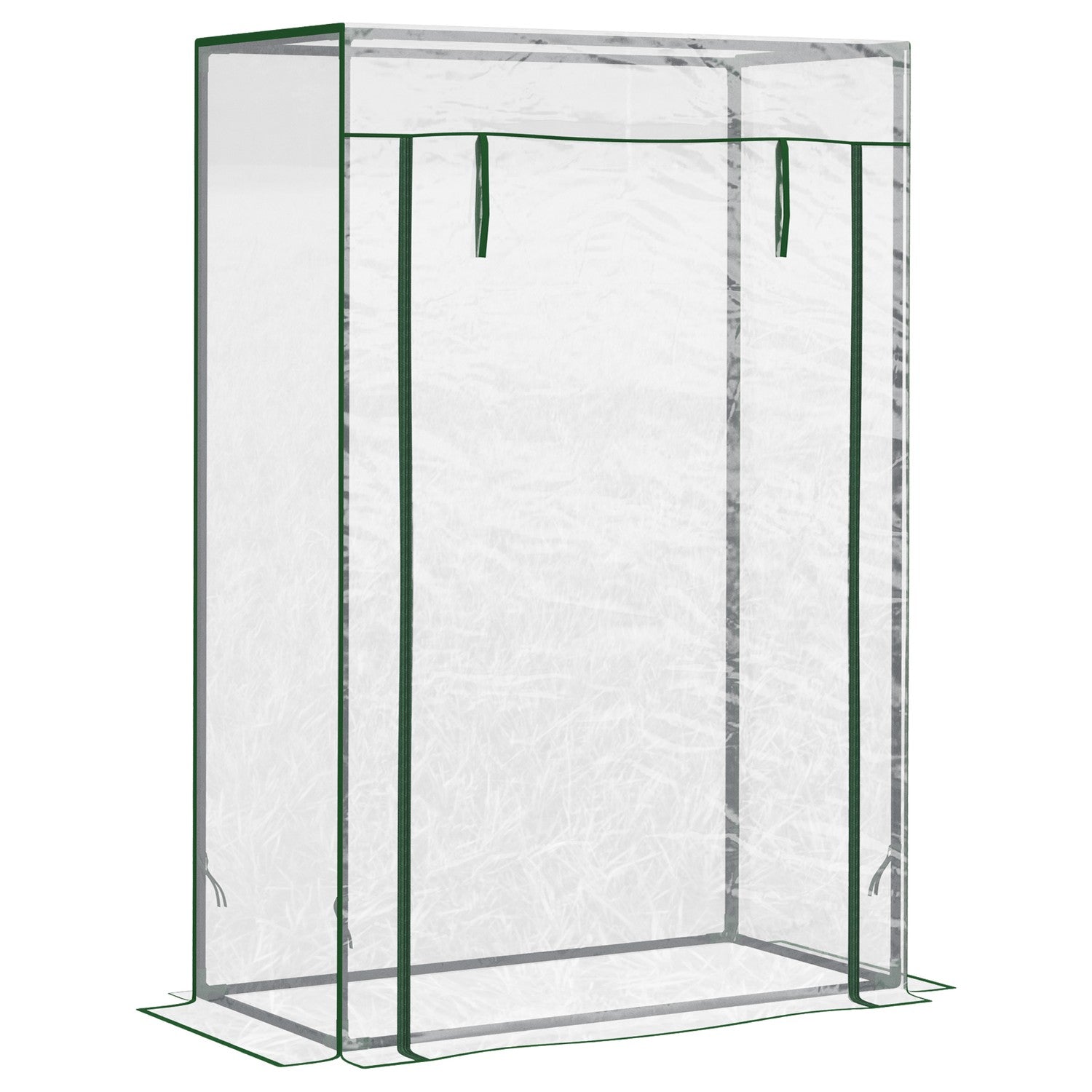 Växthustomathus, RollUp-dörr, 100x50x150 cm