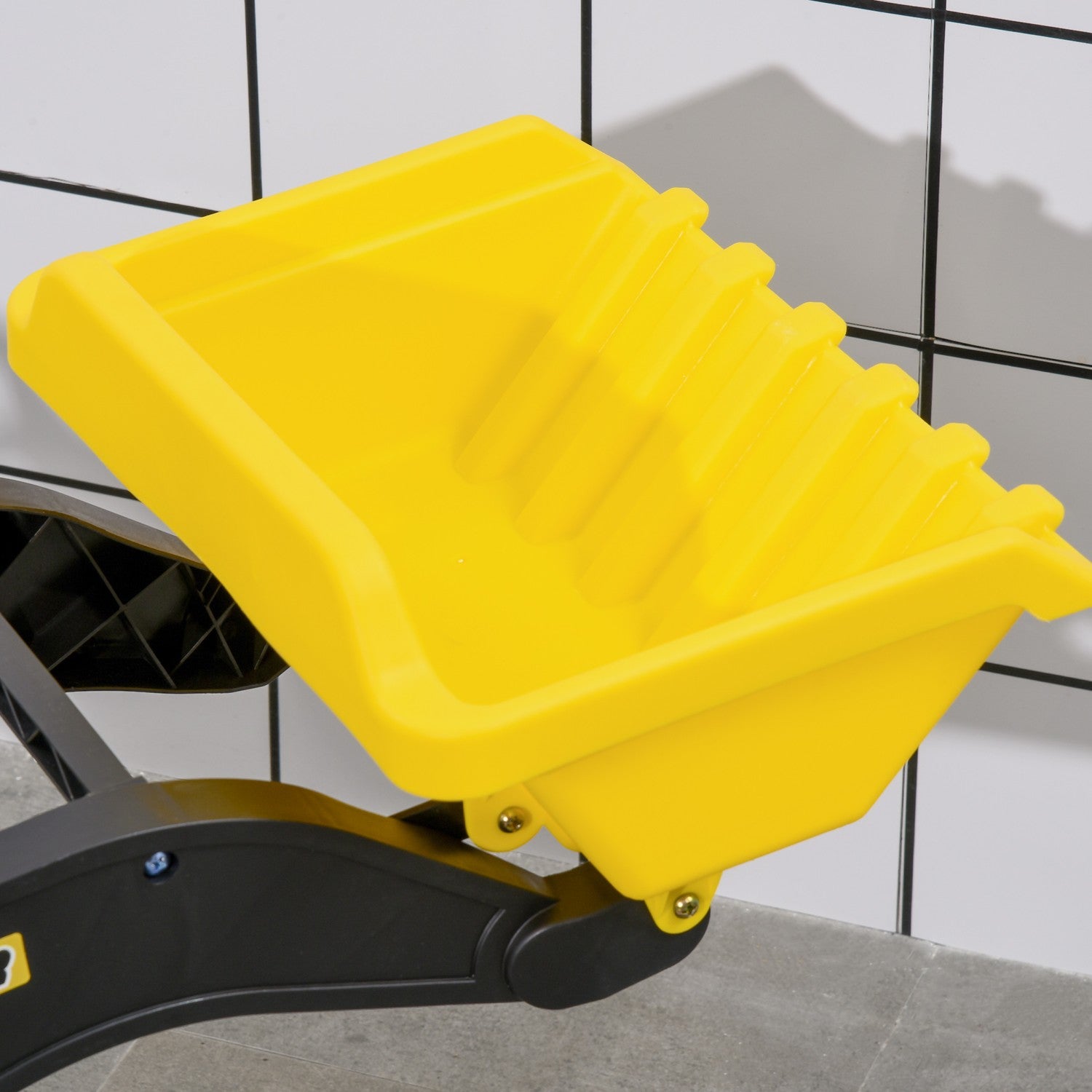 Åkande grävmaskin med spade för barn, 114x41x54 cm