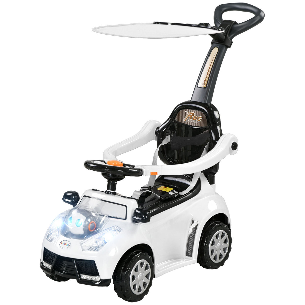 Porteur avec barre de poussée pour enfant 12-36 mois